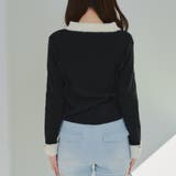 配色フェザーハーフジップニット | RMAF　NICE CLAUP / OLIVE des OLIVE | 詳細画像32 