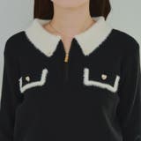 配色フェザーハーフジップニット | RMAF　NICE CLAUP / OLIVE des OLIVE | 詳細画像33 