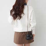 デニム衿ビッグニット | RMAF NICE CLAUP / OLIVE des OLIVE | 詳細画像7