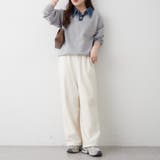 デニム衿ビッグニット | RMAF NICE CLAUP / OLIVE des OLIVE | 詳細画像20