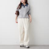 デニム衿ビッグニット | RMAF NICE CLAUP / OLIVE des OLIVE | 詳細画像22