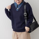 デニム衿ビッグニット | RMAF NICE CLAUP / OLIVE des OLIVE | 詳細画像24