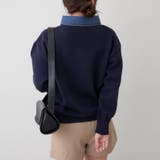 デニム衿ビッグニット | RMAF NICE CLAUP / OLIVE des OLIVE | 詳細画像26