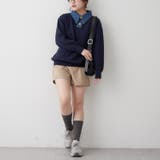 デニム衿ビッグニット | RMAF NICE CLAUP / OLIVE des OLIVE | 詳細画像27