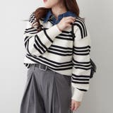 デニム衿ビッグニット | RMAF NICE CLAUP / OLIVE des OLIVE | 詳細画像33