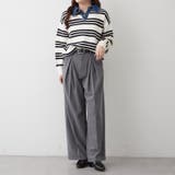 デニム衿ビッグニット | RMAF NICE CLAUP / OLIVE des OLIVE | 詳細画像38