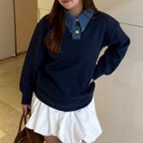 デニム衿ビッグニット | RMAF NICE CLAUP / OLIVE des OLIVE | 詳細画像49