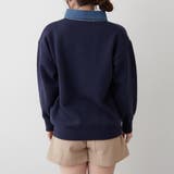 デニム衿ビッグニット | RMAF NICE CLAUP / OLIVE des OLIVE | 詳細画像55