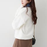 デニム衿ビッグニット | RMAF NICE CLAUP / OLIVE des OLIVE | 詳細画像6