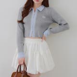 シャツドッキングダブルジップリブニット | RMAF　NICE CLAUP / OLIVE des OLIVE | 詳細画像6 