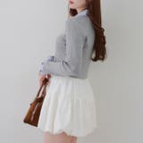 シャツドッキングダブルジップリブニット | RMAF　NICE CLAUP / OLIVE des OLIVE | 詳細画像7 