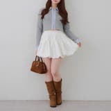 シャツドッキングダブルジップリブニット | RMAF　NICE CLAUP / OLIVE des OLIVE | 詳細画像8 