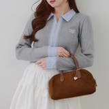 トップグレー | シャツドッキングダブルジップリブニット | RMAF　NICE CLAUP / OLIVE des OLIVE