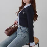 シャツドッキングダブルジップリブニット | RMAF　NICE CLAUP / OLIVE des OLIVE | 詳細画像3 