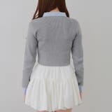 シャツドッキングダブルジップリブニット | RMAF　NICE CLAUP / OLIVE des OLIVE | 詳細画像30 