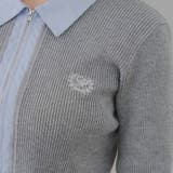 シャツドッキングダブルジップリブニット | RMAF　NICE CLAUP / OLIVE des OLIVE | 詳細画像32 