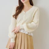 裾レースリボン釦カーディガン | RMAF　NICE CLAUP / OLIVE des OLIVE | 詳細画像10 