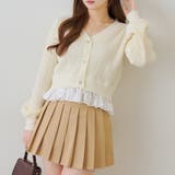 裾レースリボン釦カーディガン | RMAF　NICE CLAUP / OLIVE des OLIVE | 詳細画像11 