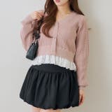 裾レースリボン釦カーディガン | RMAF　NICE CLAUP / OLIVE des OLIVE | 詳細画像2 