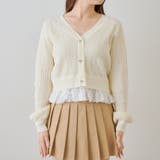 裾レースリボン釦カーディガン | RMAF　NICE CLAUP / OLIVE des OLIVE | 詳細画像34 