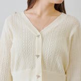 裾レースリボン釦カーディガン | RMAF　NICE CLAUP / OLIVE des OLIVE | 詳細画像37 