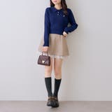 くま刺繍ケーブルポロ | NICE CLAUP / OLIVE des OLIVE　OUTLET | 詳細画像6 