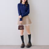 くま刺繍ケーブルポロ | NICE CLAUP / OLIVE des OLIVE　OUTLET | 詳細画像7 