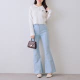 くま刺繍ケーブルポロ | NICE CLAUP / OLIVE des OLIVE　OUTLET | 詳細画像14 