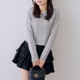 くま刺繍ケーブルポロ | NICE CLAUP / OLIVE des OLIVE　OUTLET | 詳細画像17 