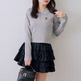 くま刺繍ケーブルポロ | NICE CLAUP / OLIVE des OLIVE　OUTLET | 詳細画像18 