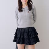 くま刺繍ケーブルポロ | NICE CLAUP / OLIVE des OLIVE　OUTLET | 詳細画像19 