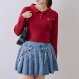 くま刺繍ケーブルポロ | NICE CLAUP / OLIVE des OLIVE　OUTLET | 詳細画像27 