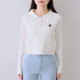 くま刺繍ケーブルポロ | NICE CLAUP / OLIVE des OLIVE　OUTLET | 詳細画像32 
