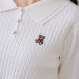 くま刺繍ケーブルポロ | NICE CLAUP / OLIVE des OLIVE　OUTLET | 詳細画像36 
