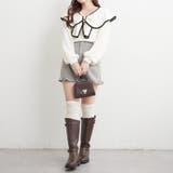 配色リボントップス | RMAF　NICE CLAUP / OLIVE des OLIVE | 詳細画像7 