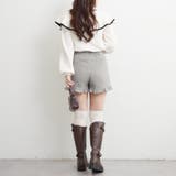 配色リボントップス | RMAF　NICE CLAUP / OLIVE des OLIVE | 詳細画像9 