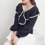 配色リボントップス | RMAF　NICE CLAUP / OLIVE des OLIVE | 詳細画像16 