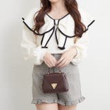 配色リボントップス | RMAF　NICE CLAUP / OLIVE des OLIVE | 詳細画像2 