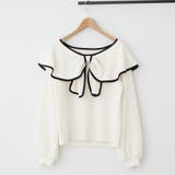 配色リボントップス | RMAF　NICE CLAUP / OLIVE des OLIVE | 詳細画像25 