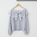 配色リボントップス | RMAF　NICE CLAUP / OLIVE des OLIVE | 詳細画像26 