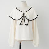 配色リボントップス | RMAF　NICE CLAUP / OLIVE des OLIVE | 詳細画像28 