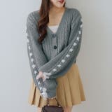 袖レースアップカーディガン | RMAF　NICE CLAUP / OLIVE des OLIVE | 詳細画像16 