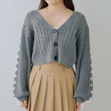 袖レースアップカーディガン | RMAF　NICE CLAUP / OLIVE des OLIVE | 詳細画像42 