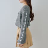 袖レースアップカーディガン | RMAF　NICE CLAUP / OLIVE des OLIVE | 詳細画像43 