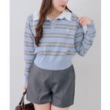 スキッパー布帛ポロニット | RMAF　NICE CLAUP / OLIVE des OLIVE | 詳細画像9 