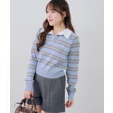 スキッパー布帛ポロニット | RMAF　NICE CLAUP / OLIVE des OLIVE | 詳細画像10 