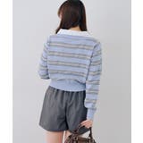 スキッパー布帛ポロニット | RMAF　NICE CLAUP / OLIVE des OLIVE | 詳細画像12 