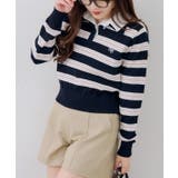 スキッパー布帛ポロニット | RMAF　NICE CLAUP / OLIVE des OLIVE | 詳細画像17 