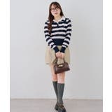 スキッパー布帛ポロニット | RMAF　NICE CLAUP / OLIVE des OLIVE | 詳細画像21 