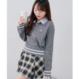 スキッパー布帛ポロニット | RMAF　NICE CLAUP / OLIVE des OLIVE | 詳細画像2 